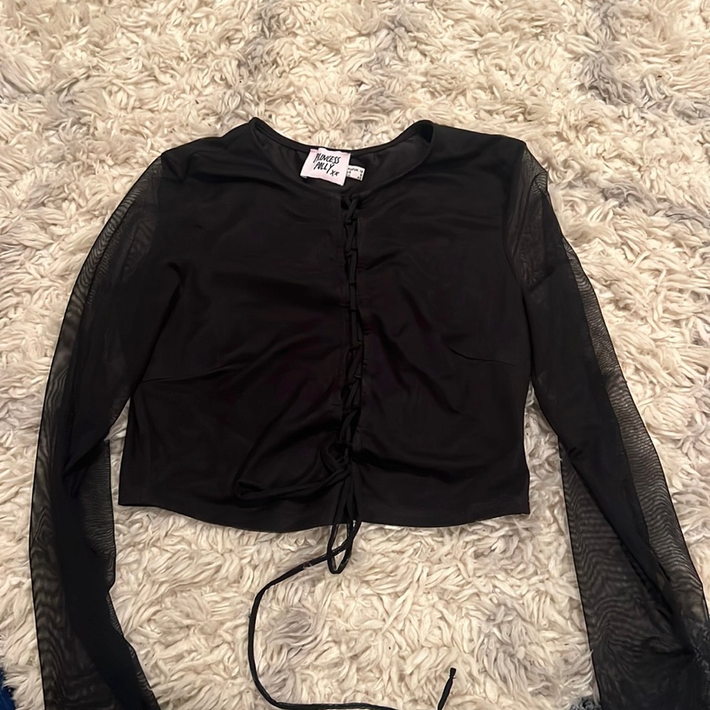 Princess Polly cutout long sleeve shirt